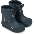 Bundgaard Malik Winter warm Barfuß Gummistiefel Dino Print, Schuhgröße:EUR 21