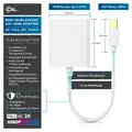 CSL Mini DisplayPort zu HDMI Typ A Audio- & Video-Adapter, Full HD MiniDP Adapter / Konverterkabel