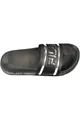 Fila Badeschuh Damen-Pantolette Schwarz mit Logo und Kontrasten in