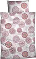 Casatex Bettwäsche Rozette" violett 1x 135x200 cm + 1x 80x80 cm"