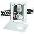 "IMI Heimeier Unterputz-Kasten Multibox K-RTL mit Thermostatventil und Rücklauftemperaturbegrenzer, 60mm, G 3/4\", Weiß"