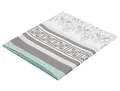 Tagesdecke OTTO HOME Cremona leichte Tagesdecke, Wohndecke, für Kinder und Erwachsene , grau (grau, mint), B:280cm L:210cm, Baumwolle, Tagesdecken, leichter Bettüberwurf ohne Füllung, auch als Tischdecke verwendbar