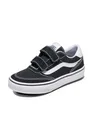 Vans Unisex Kinder Brooklyn Ls V Sneaker, schwarz/weiß, 35 EU