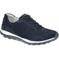 Gabor ROLLINGSOFT Damenschuhe - sportliche Schnür- Halbschuhe blau Freizeit NEU - Blau - 37