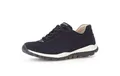 Gabor Damen Low-Top Sneaker, Frauen Halbschuhe,schnürschuhe,schnürer,straßenschuhe,Strassenschuhe,Sportschuhe,nightbl.(S.w/blau),37 EU / 4 UK