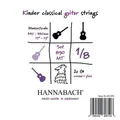 Hannabach Hannabach 890MT 1/8 Saiten für Kindergitarre