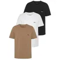 BOSS T-Shirt Rundhals BOSS ONE (Packung, 3-tlg., 3er-Pack) mit dezentem BOSS Logo-Print beige XL (52)