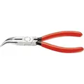 Flachrundzange KNIPEX gewinkelte Backen 40° Länge: 160mm (poliert, mit Kunststoff überzogen)