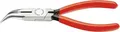 KNIPEX Flachrundzange mit Schneide, Kunststoff Griff, L: 140mm, 40° gewinkelt