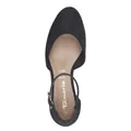 Tamaris Damen Pumps Espadrille Leder Keil Sandale Fesselriemen 1-22309-42, Größe:36 EU, Farbe:Blau