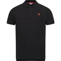 U.S. Polo Assn. Herren Basic Poloshirt kurzarm mit Stretchkomfort