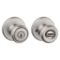Kwikset Tylo Türknauf, Messing, Antik-Optik Aktualisierte Verpackung Satin/Nickelfarben