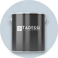 TADESSI Wandfarbe Blau - Pastellblau - abwaschbare Innenfarbe matt - Dispersionsfarbe - Geruchsarm und Lösemittelfrei - 1 Liter Gebinde