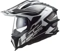 LS2 MX701 EXPLORER ALTER Crosshelm matt schwarz-weiss M M in schwarz/weiß