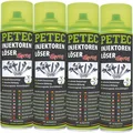 4x 500 ml PETEC INJEKTOREN EINSPRITZDÜSEN LÖSER ZÜNDKERZEN GLÜHKERZEN ROSTLÖSER