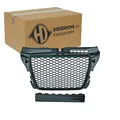 DIEDERICHS SPORT GRILL KÜHLERGRILL SCHWARZ OHNE EMBLEM passend für AUDI A3 8P