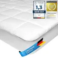 Feluna Mikrofaser Matratzen-Topper gepolsterter Matratzen-Auflage - Matratzenschoner Unterbett Microfaser-Polyester-Schoner mit Soft-Touch (80x200cm)