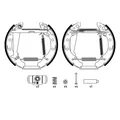 Textar 84044709 Bremsbackensatz Hinten für VW Polo Skoda E-Citigo Seat Cordoba