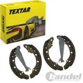 TEXTAR BREMSBACKEN SATZ passend für SEAT CORDOBA IBIZA SKODA E-CITIGO FABIA VW