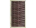 Zaun Teilelement Weidengeflechtzaun Labo-3D geschlossen 94 x 180 cm braun