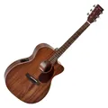 Ditson 000C-15E Akustik Western Gitarre Mahagoni Natur Tonabnehmer Cutaway