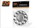 AK Interactive  AK613 - Aluminium Palette for Modelling Paint Mixes, 10 Wells