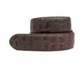 BELTINGER Ledergürtel Wechselgürtel mit Druckknöpfen Krokoprägung 4 cm - Druckknopf-Gürtel (1-St)