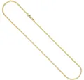 Schmuck Krone Goldkette 2,6mm Panzerkette, 333 Gelbgold, 45cm, Gold 333