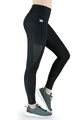 VS Variosports Highwaist Leggings Damen High Waist Sport Leggings lang, mit Handytasche & Mesh-Design Damen Sport Leggings lang, blickdicht, hoher Bund & 4-Wege-Stretch