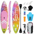 SUP Stand Up Paddle Aufblasbar Surfboard Sitz Komplettset 335 cm bis 150 kg