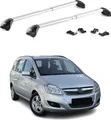 Dachträger Grundträger für Opel Zafira B 2007-2014 Aluminium Silber 2 tlg ABE