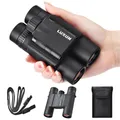 LUXUN 15x25 Fernglas für Erwachsene und Kinder, Klein leicht Binoculars mit FMC-Linse, Mini Kompakt Ferngläser für Reisen, Wandern, Sport- und Naturbeobachtung