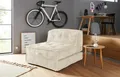Home affaire Sessel Pia, Loungesessel aus Cord, in 2 Größen, Pouf-Funktion.