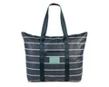 fabrizio® Tragetasche Sommertasche LIGHTWEIGHT Streifen, Blau, Höhe mit Henkel ca. 70 cm
