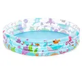 Bestway Planschbecken Deep Dive 152 cm - Aufblasbarer Kinderpool Schwimmbecken