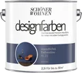 Wandfarbe Designfarbe Blau Unendliches Tiefseeblau Schöner Wohnen 2,5L