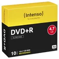 Intenso DVD+R 4,7GB 16x 10erSC Slim Case 4111652