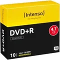DVD+R 4,7 GB, DVD-Rohlinge 16fach, 10 Stück