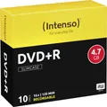 Intenso 4111652 DVD+R Rohling 4.7 GB 10 St. Slimcase