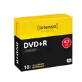 Intenso DVD+R 4,7GB,16x, 10er Slimcase DVD-Rohlinge #31315790