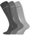 VCA 3 Paar Original COMFORT Herren-Kniestrümpfe, Baumwolle mit Elasthan, ohne Gummidruck