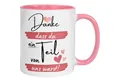 Momentals Tasse Abschied – Danke dass du ein Teil von uns warst – Arbeit Kollegin, Gratis Versand · Links-&Rechtshänder · Spülmaschinenfest
