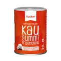 Xucker Zuckerfreie Zahnpflege Kaugummis Fruchtmix - Xylit Kaugummi zuckerfrei mit Frucht-Geschmack I Vegane Xylitol Kaugummis zur Zahnpflege und gegen Mundgeruch I 100g (Fruchtmix Dose)