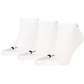Puma Sneaker Socken 3P Unisex - weiß