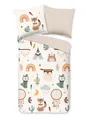 Good Morning Renforcé Bettwäsche 135 X 200 cm + 1- 80 X 80 cm Remi tipi tents /