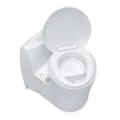 Thetford Trockentrenntoilette, Kunststoff, Kompakt, Weiß, 58 x 39,4 x 53,4 cm, 7,5L Urintank/7L Kottank, 7,2 kg, S220-CS mit mechanischer Füllstandsanzeige
