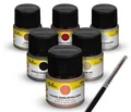 Colour Set Oldtimer Acrylic 6 x 12 ml + Pinsel, Heller Farben 9404