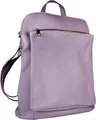 Toscanto Cityrucksack Toscanto Damen Cityrucksack Leder Tasche, Damen Cityrucksack Leder, flieder, lila, Größe ca. 30cm