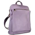 Toscanto Damen Cityrucksack Leder Tasche flieder lila OTT610RV