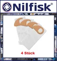 NILFISK 81943048 Vliesfilterbeutel 4 Stück für Modell Buddy II 12 / 18